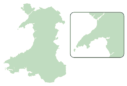 Criccieth is located between Porthmadog and Pwllheli in Gwynedd, North Wales